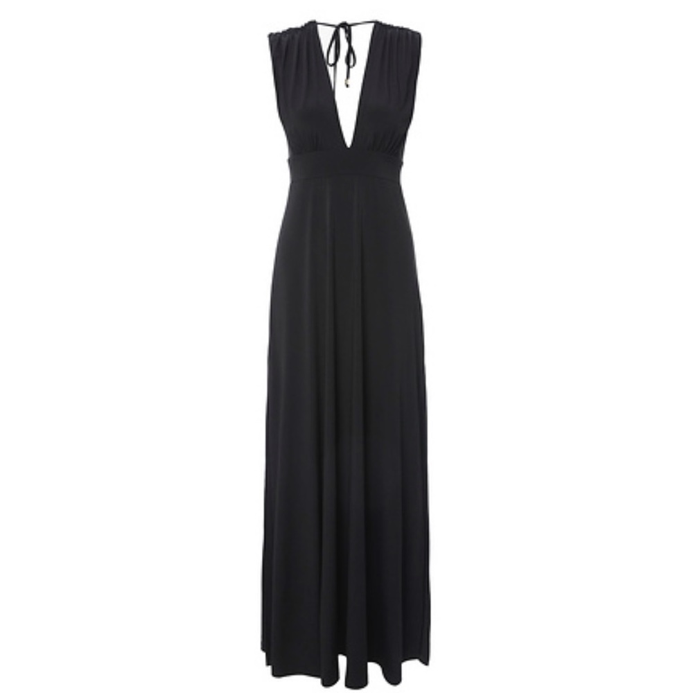 Veronica M Black Maxi Dress